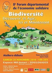 Affiche du 8ème forum départemental de l'économie sociale et solidaire